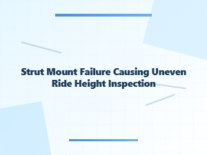 Inspecting Ride Height Due to Strut Mount Failure